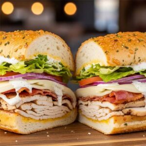 Chicken bacon ranch subs