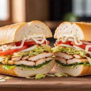Grilled chicken sub